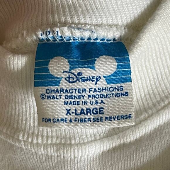 Walt Disney World Vintage 15 Years Anniversary KIDS Sweater Made in the US XL - Picture 5 of 6